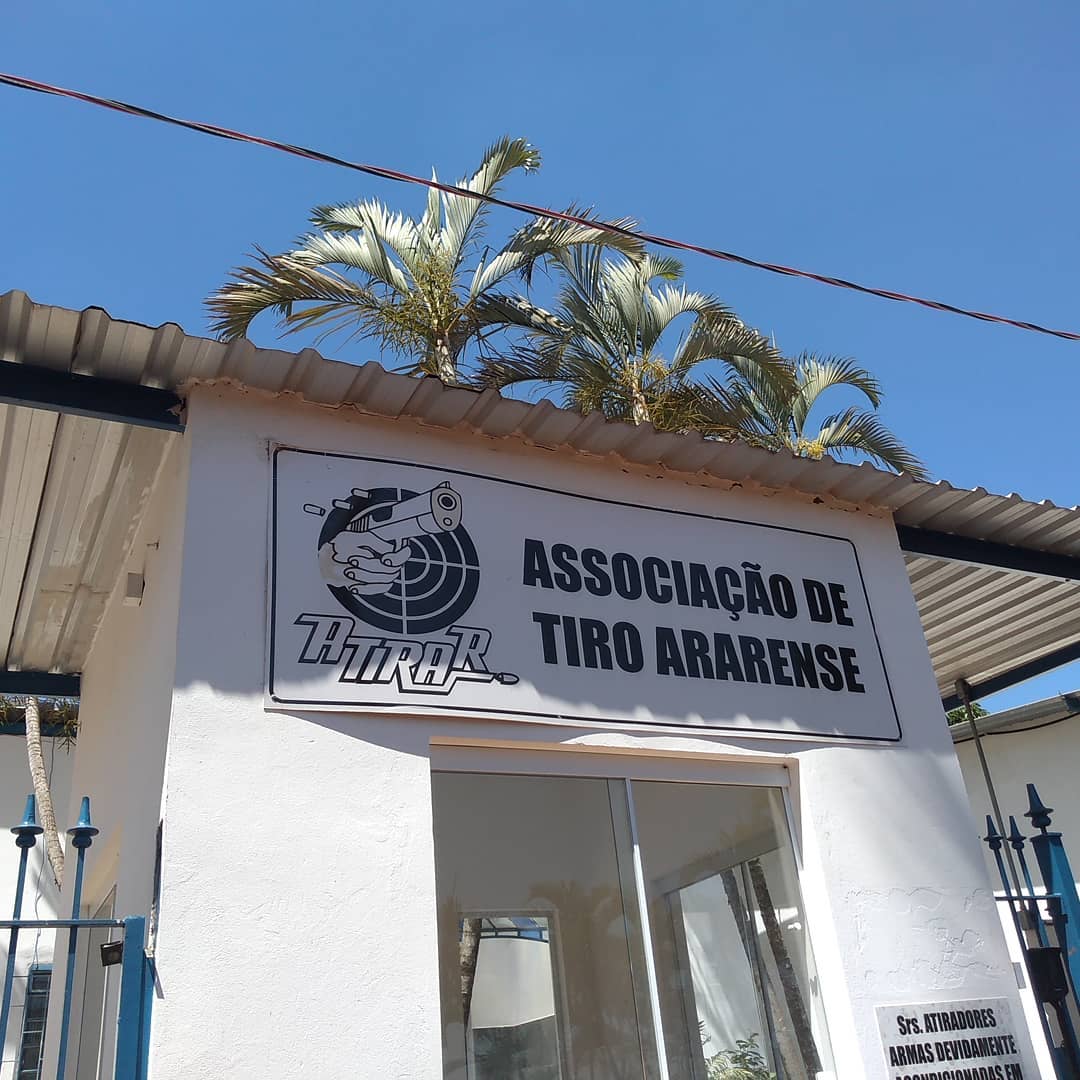 Actual entrance to the Ararense Shooting Association